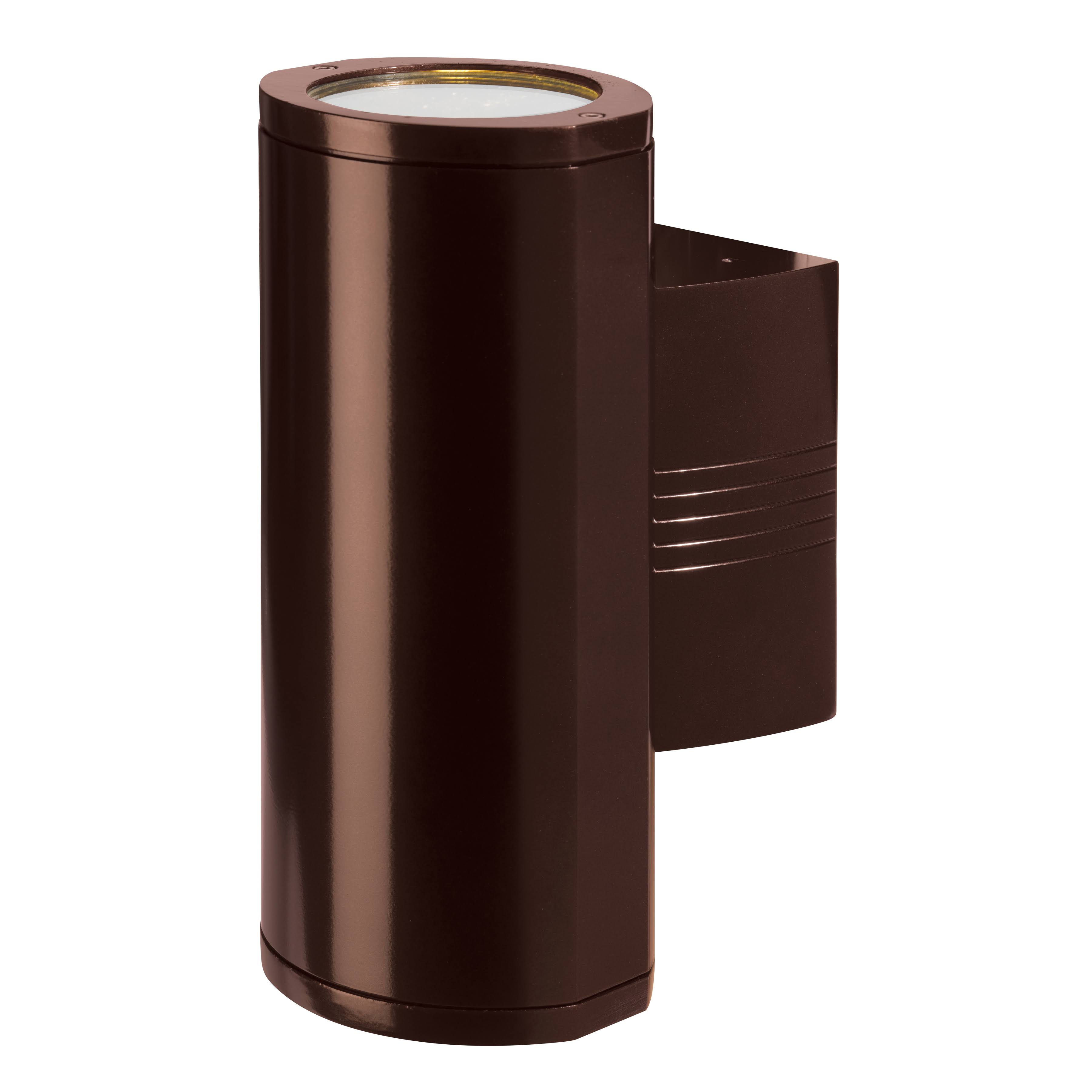 Access Lighting 20389LEDDMGLP-BRZ/CLR Trident Outdoor Wall Light, Bronze