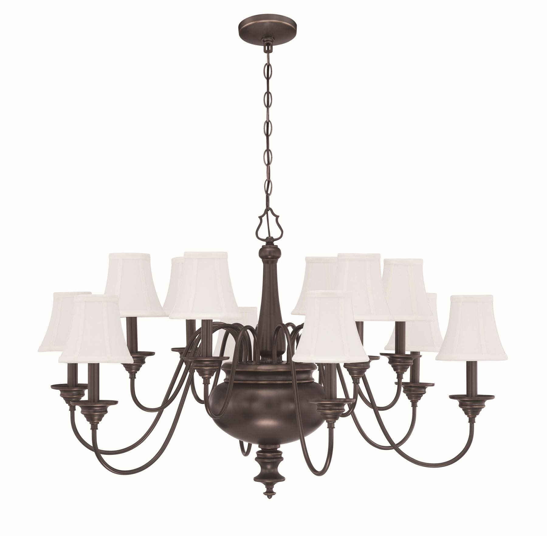 Craftmade 39612-LB Beaumont 12 Light Chandelier - Legacy Brass