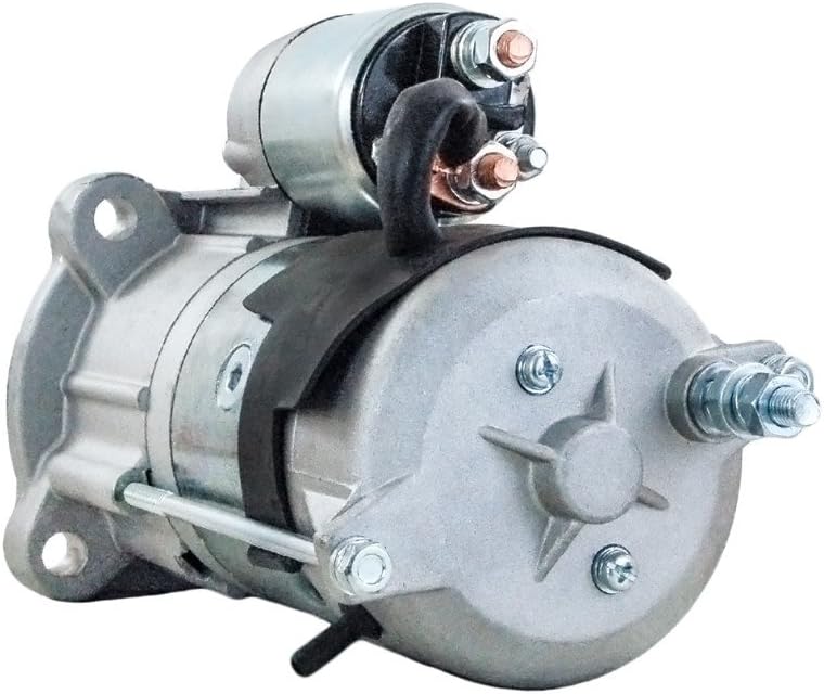 Rareelectrical STARTER COMPATIBLE WITH MASSEY FERGUSON TRACTOR MF-6190 MF-6270 MF-8120 3784890M1