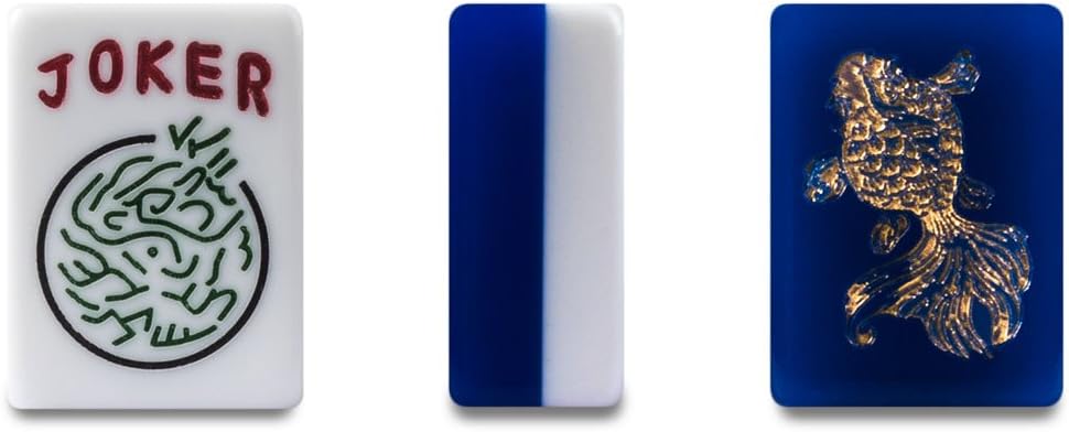 Yellow Mountain Imports Set of 166 American Mahjong Tiles - Koi Pack of 2