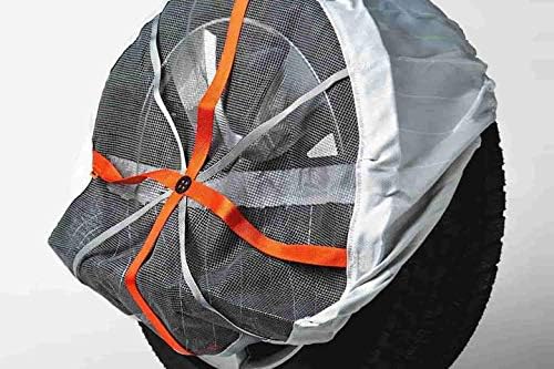 AUTOSOCK AS685 Traction Wheel and Tire Cover for Ice & Snow Easy Install Tire Chain Alternative with Free 2-Pack HotHands Hand Warmers (AS685, 1)