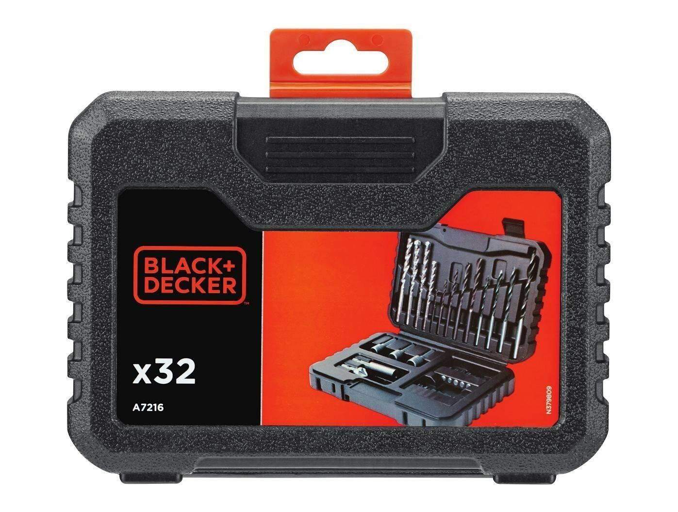 Black + Decker A7216-XJ Drilling and Screw Driving Set (32-Piece)