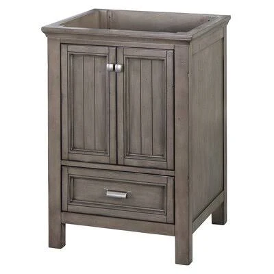 Melgar 24x22 Single Bathroom Vanity Base Only Beachcrest Home Base Finish: Distressed Gray