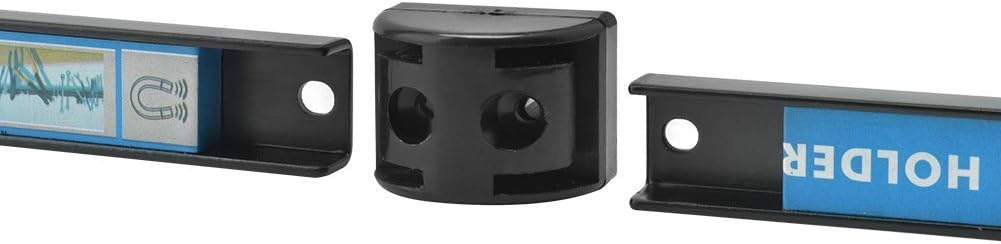 Alouette 4 Pieces 12 Inches Magnetic Tool Holder Racks,Metal Tool Organizer Bar for Garage&Workshop