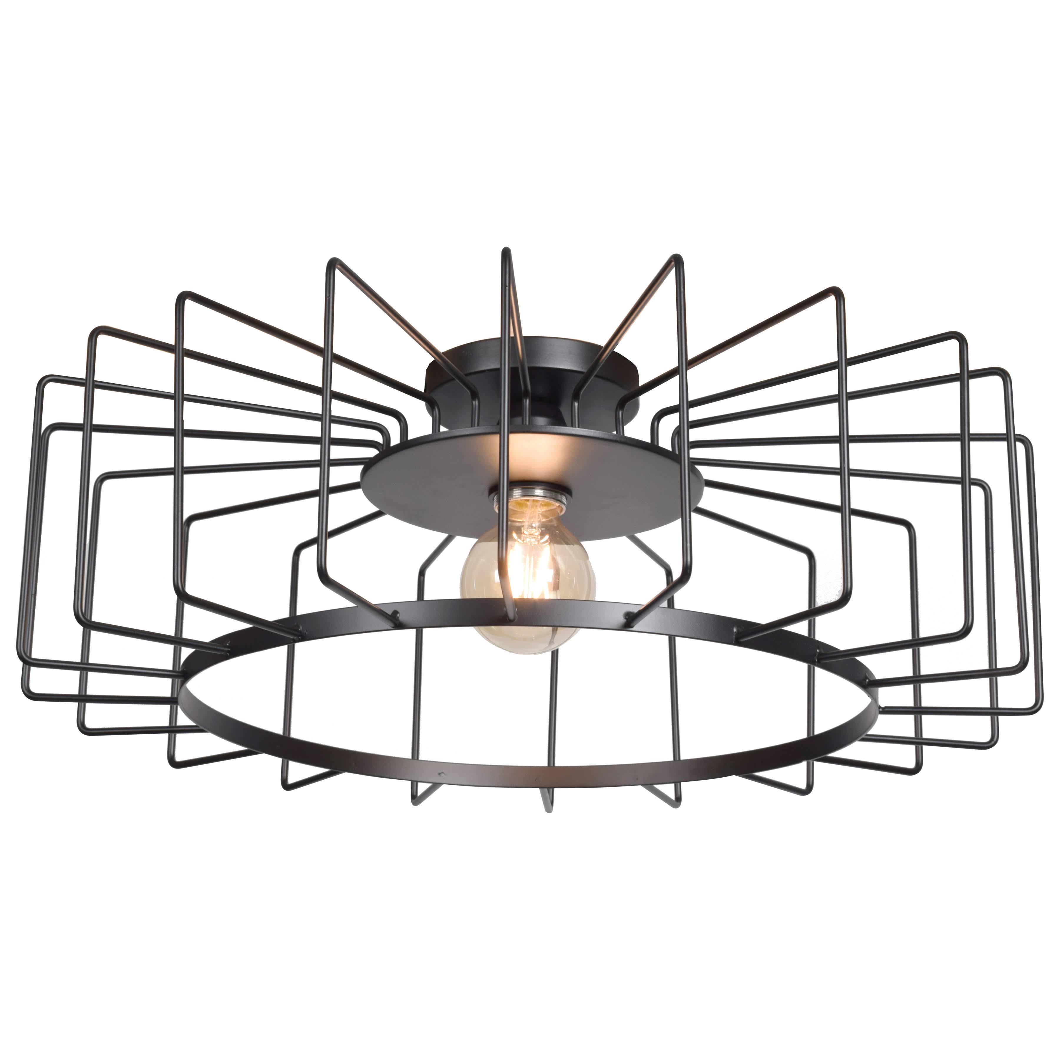 Access Lighting Wired 23892LEDDLP Flush Mount Light, Black