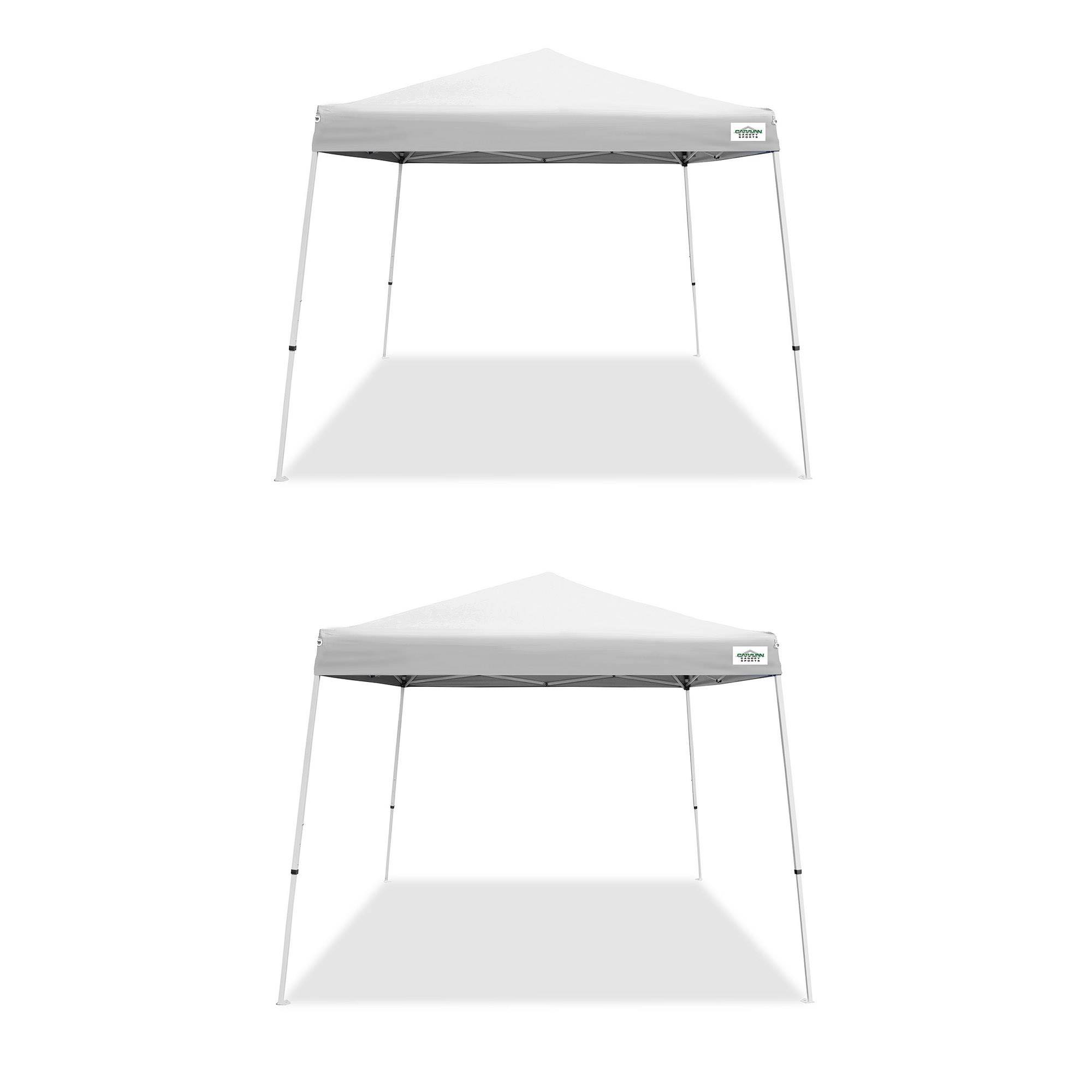 Caravan Canopy V Series 2 10&x10& Entry Level Angled Leg Instant Canopy (2 Pack)