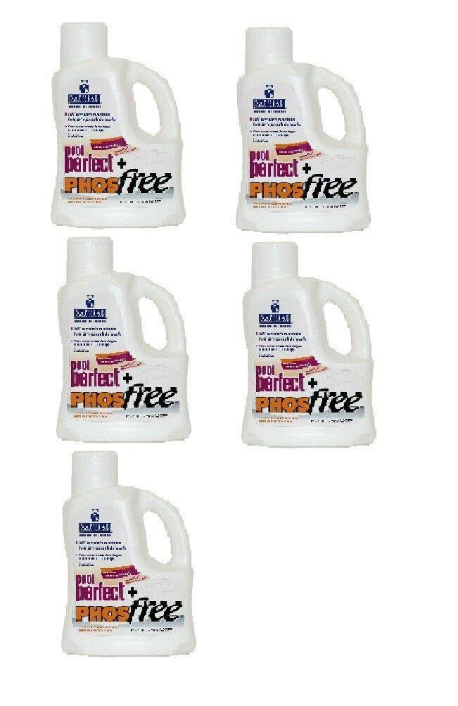 Natural Chemistry Spa Swimming Pool Perfect Plus PHOSfree 3 Liters 5 Pack