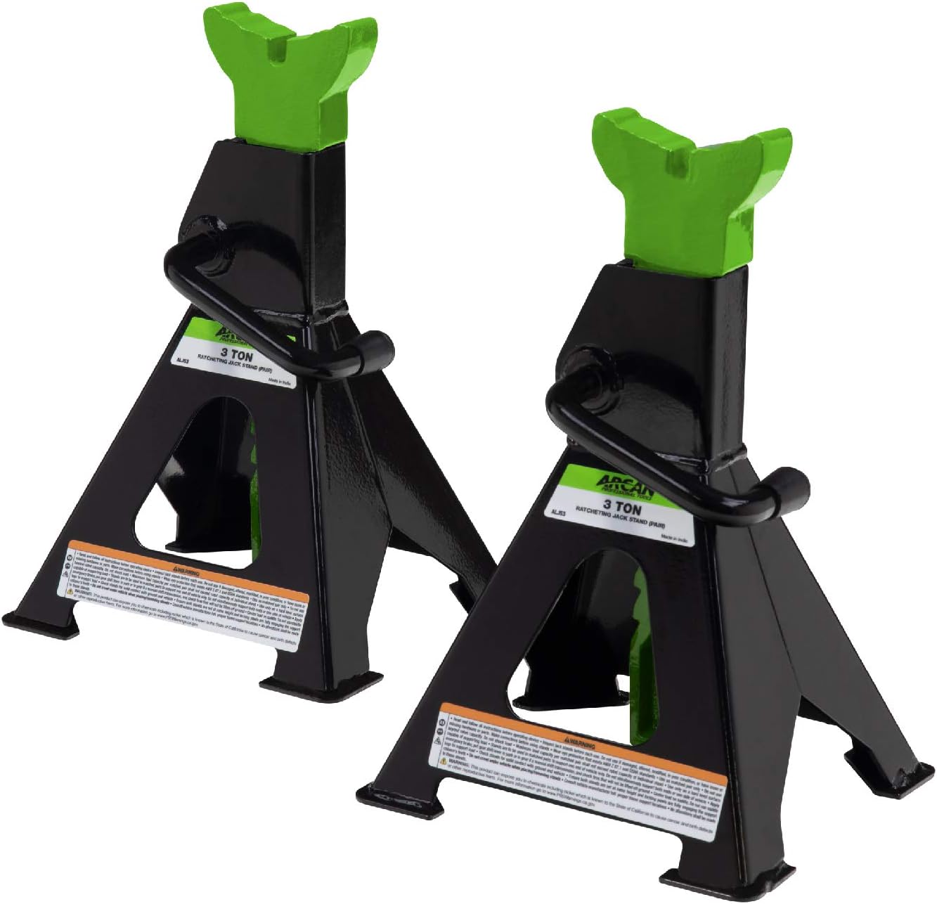 Arcan 3-Ton Steel Jack Stands (ALJS3) Pack of 2