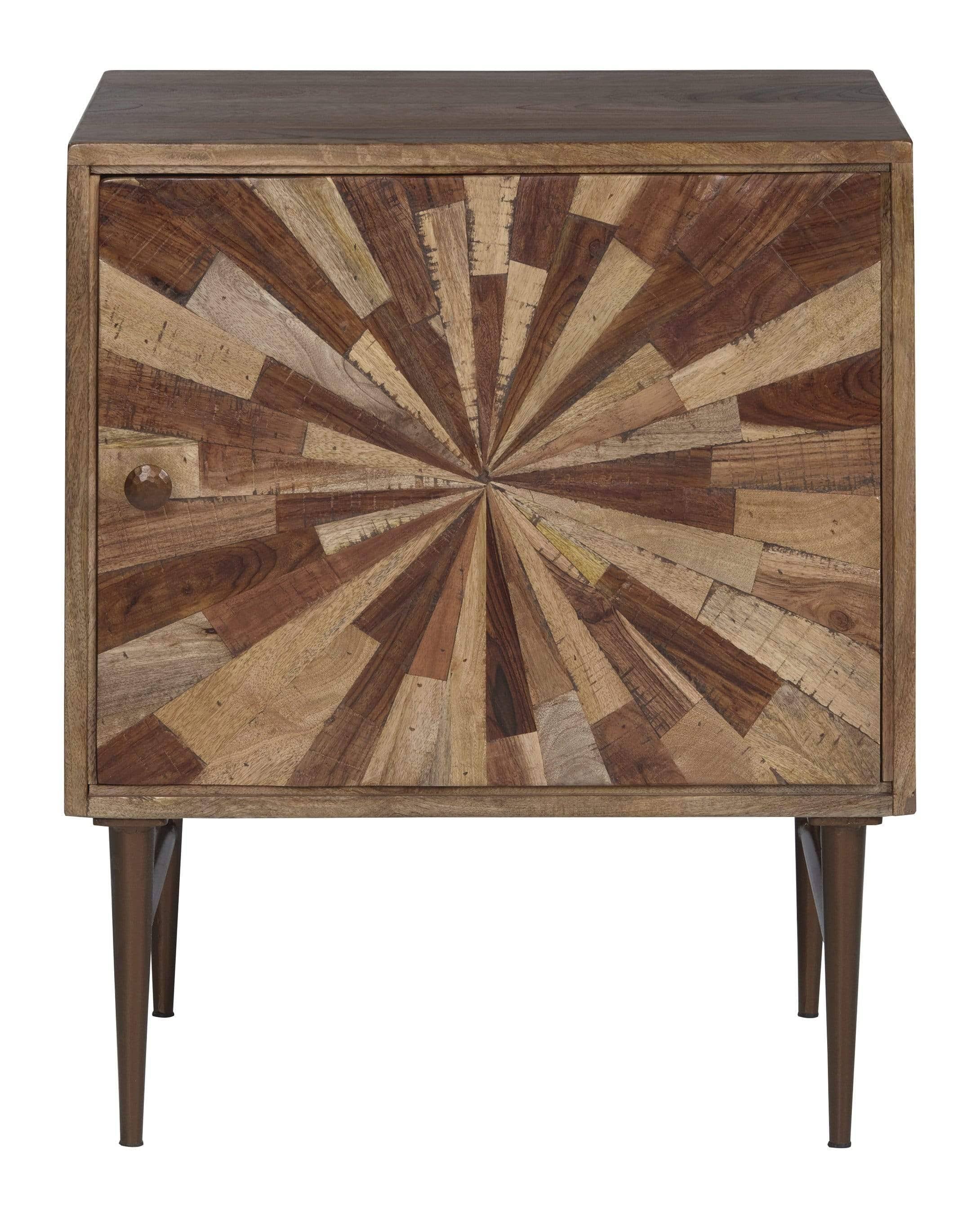 Ashley Dorvale Two-Tone Brown Accent Cabinet