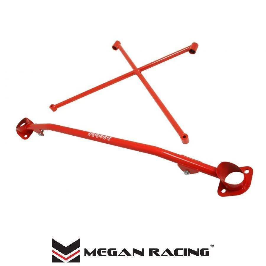 Megan Racing XBAR-S2K-R Race Spec Front Strut Tower Bars S2000 Red