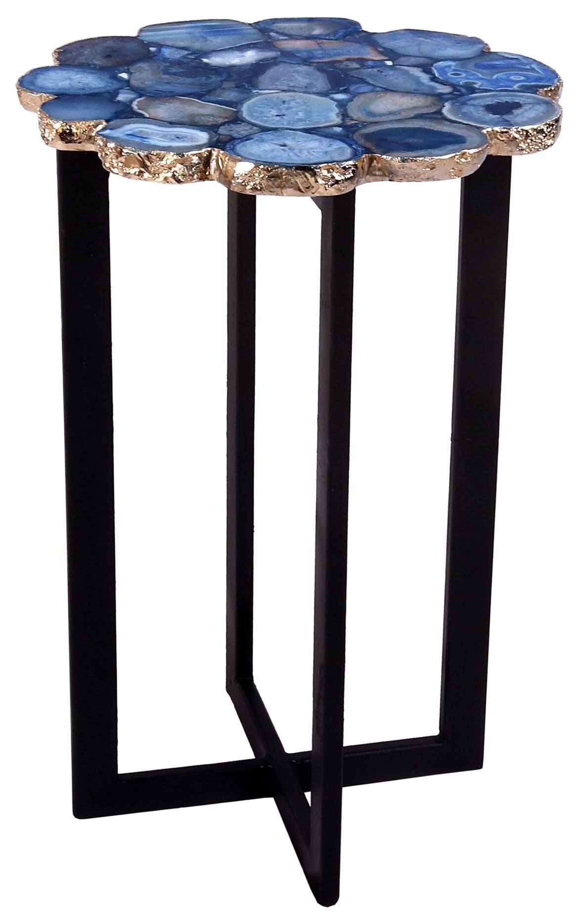 Moe&s Home Collection Azul Agate Accent Table