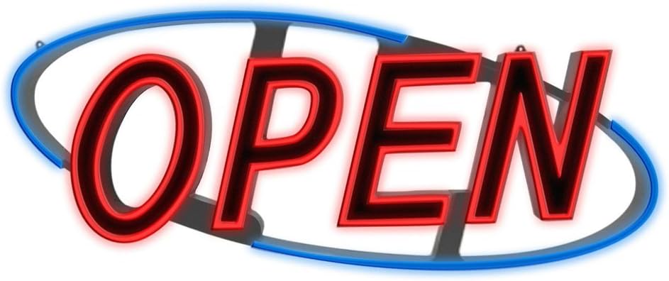Optiva Ultra Bright LED OPEN Sign, 31.5” Pack of 2