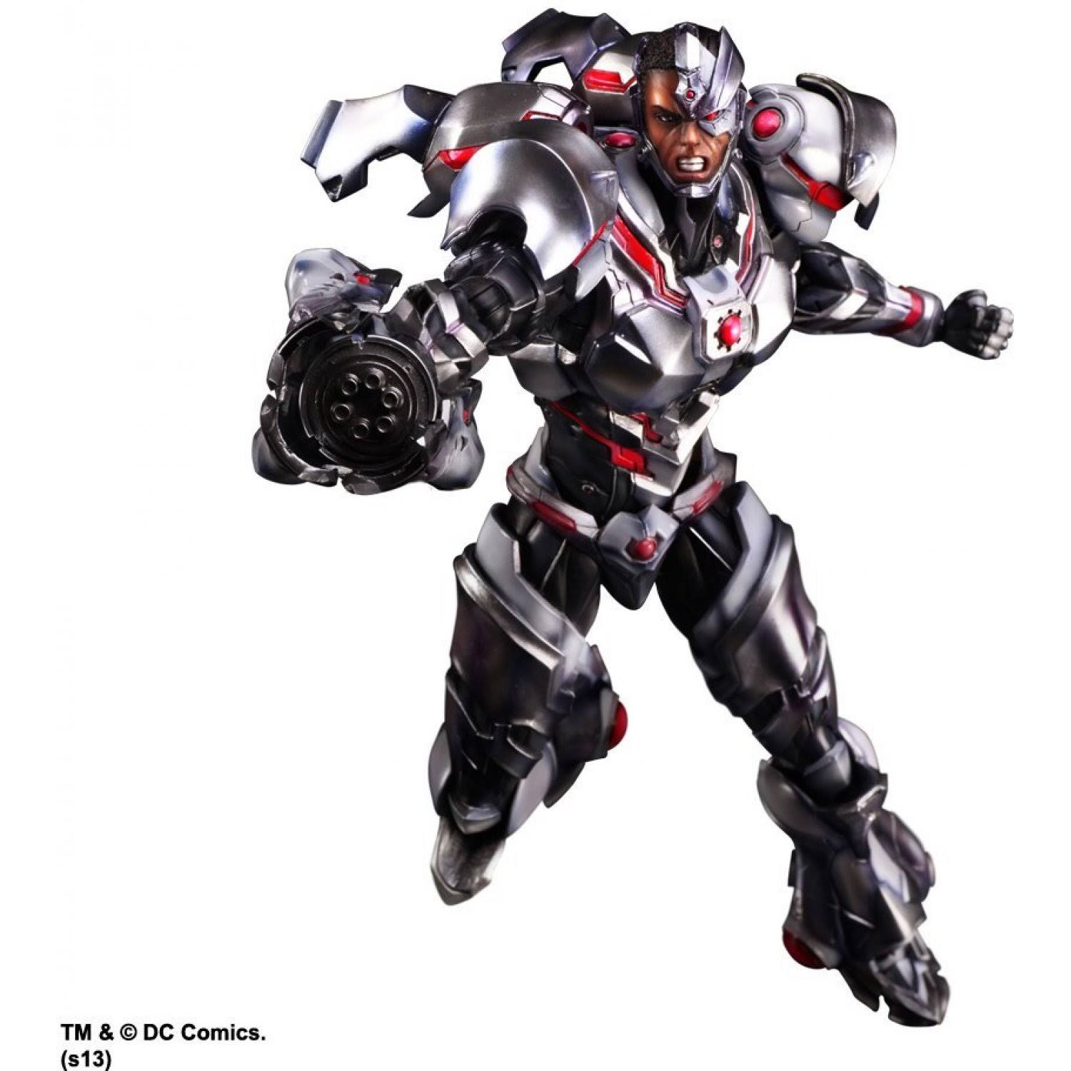 DC Play Arts Kai Variant Cyborg Action Figure