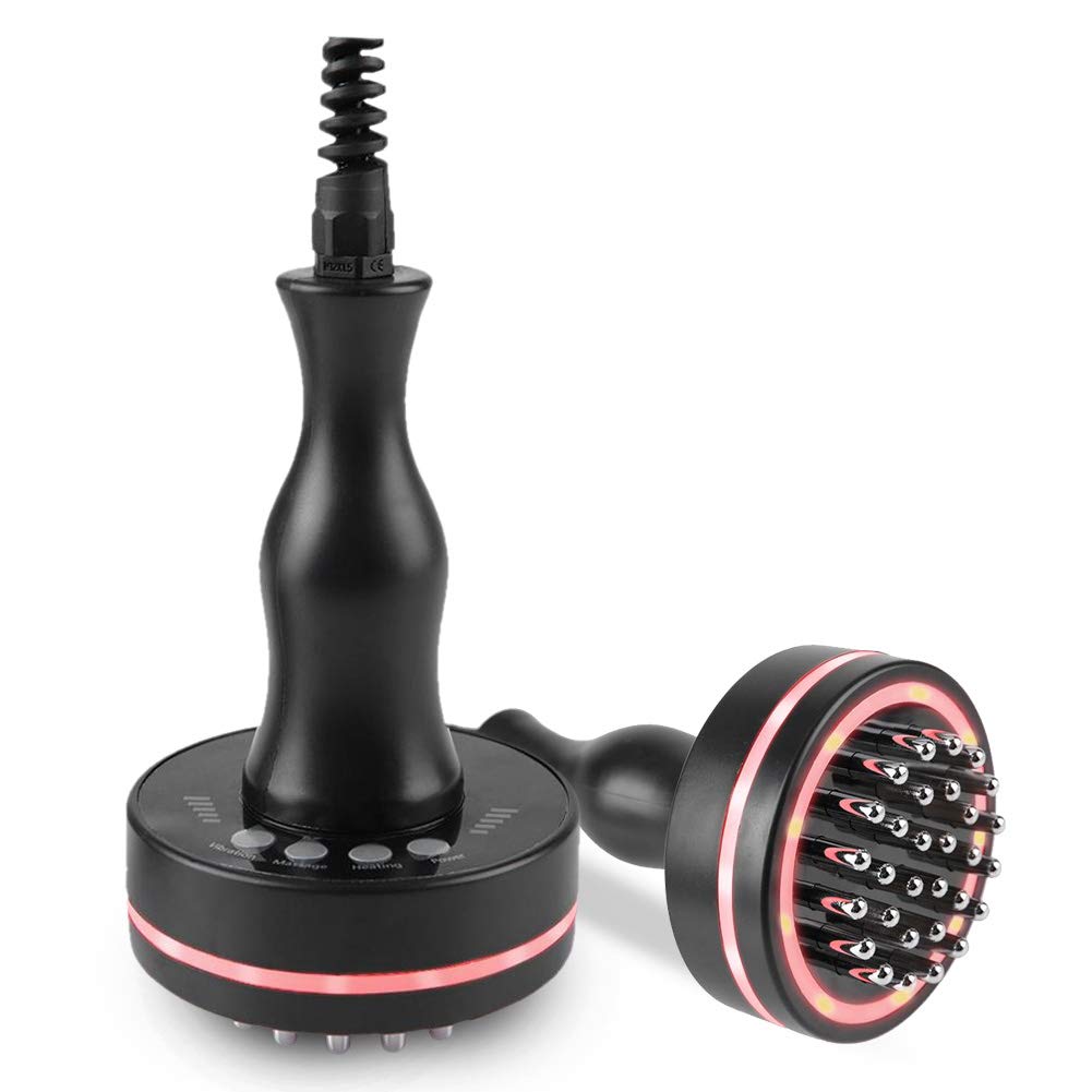 Meridian Brush Handheld Massager Micro-Electric Heating Health Scraping Device Slimming Body Brush Skin Care Massage Tool Pack of 2