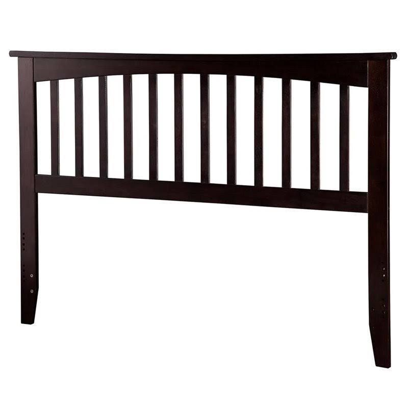 Leo u0026 Lacey King Spindle Headboard in Espresso - LL-1652751