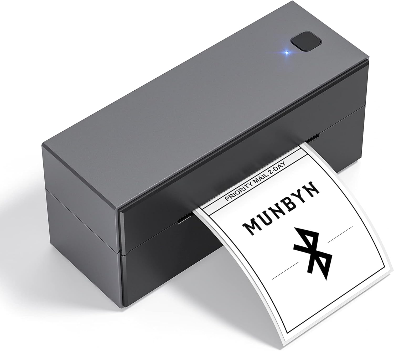 Bluetooth Thermal Label Printer, MUNBYN 4x6 Shipping Label Printer for Shipping Packages 203DPI,1.57