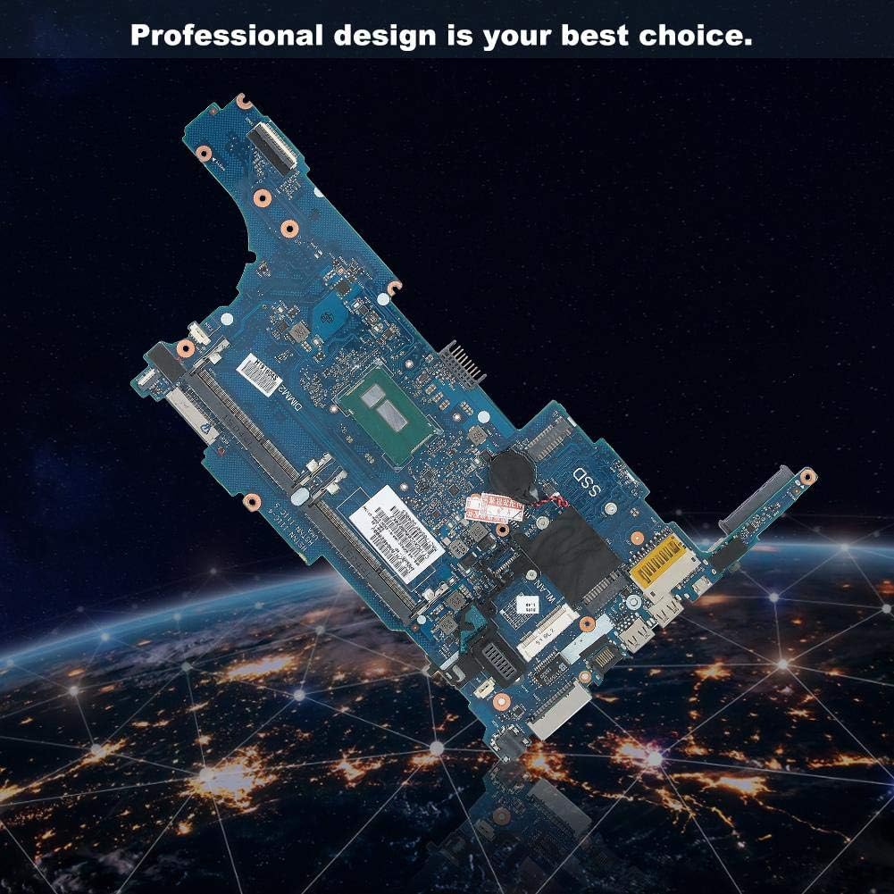 Bindpo Motherboard for Laptop, I5-5200U CPU Notebook Processor Professional Teardown Motherboard Laptop Accessory PC Parts, for HP 840 G2