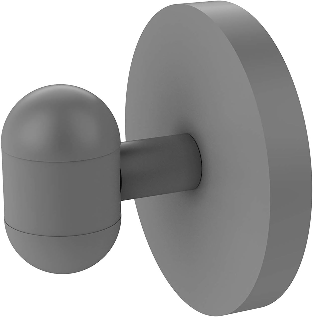 Allied Brass TA-20 Tango Collection Robe Hook, Matte Gray Pack of 2
