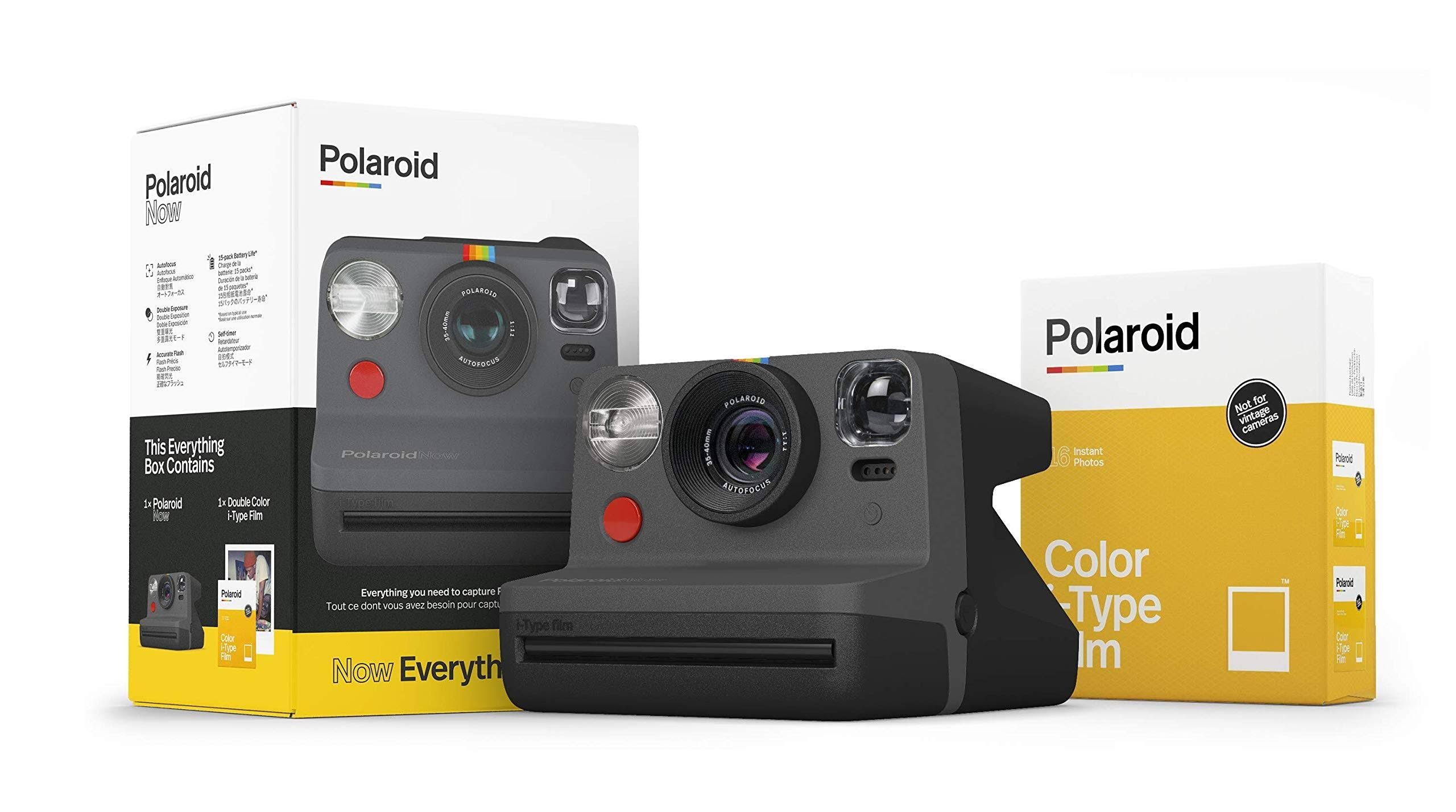Polaroid Now Instant Camera Everything Box - Black