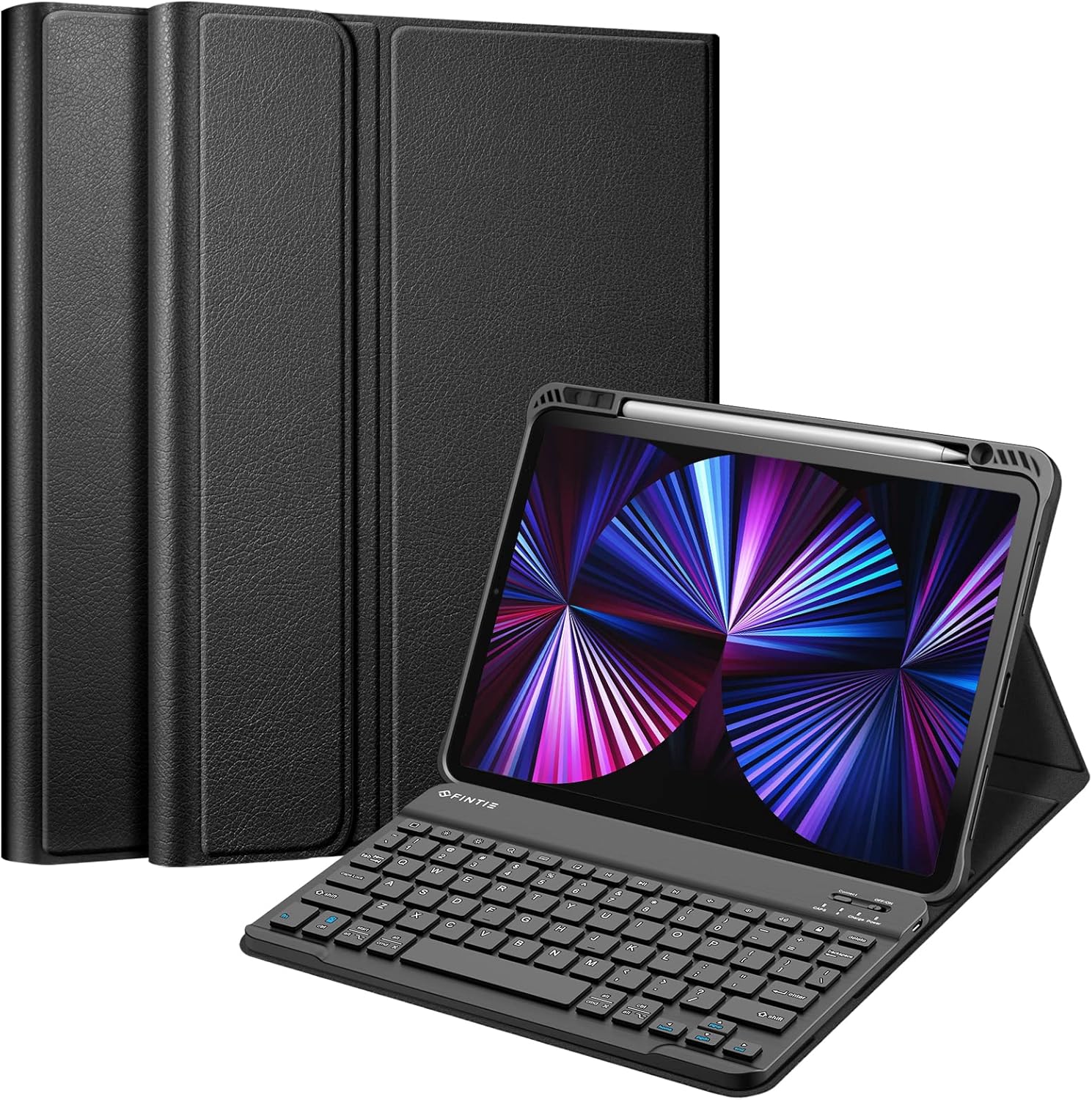 Fintie Keyboard Case for iPad Pro 11-inch (3rd Generation) 2021 - Soft TPU Back Cover with Magnetically Detachable Bluetooth Keyboard, Also Fit iPad Pro 11