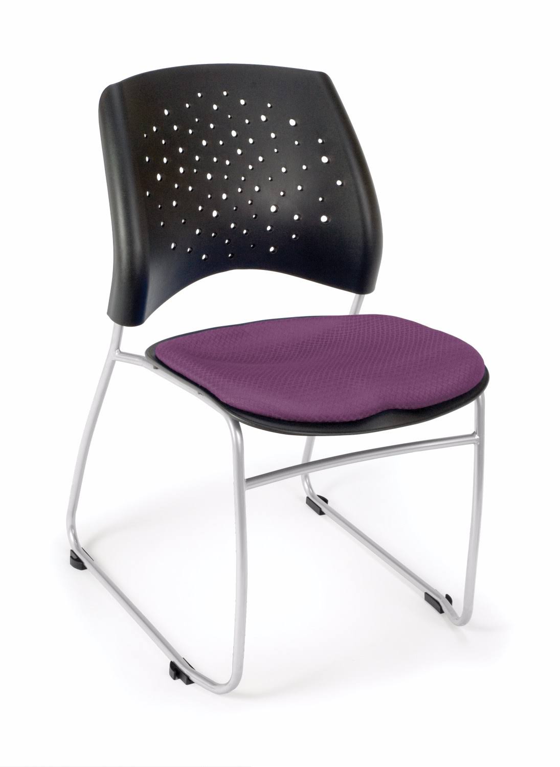 Ofm Inc 325-2214 Star Stack Chair, Plum