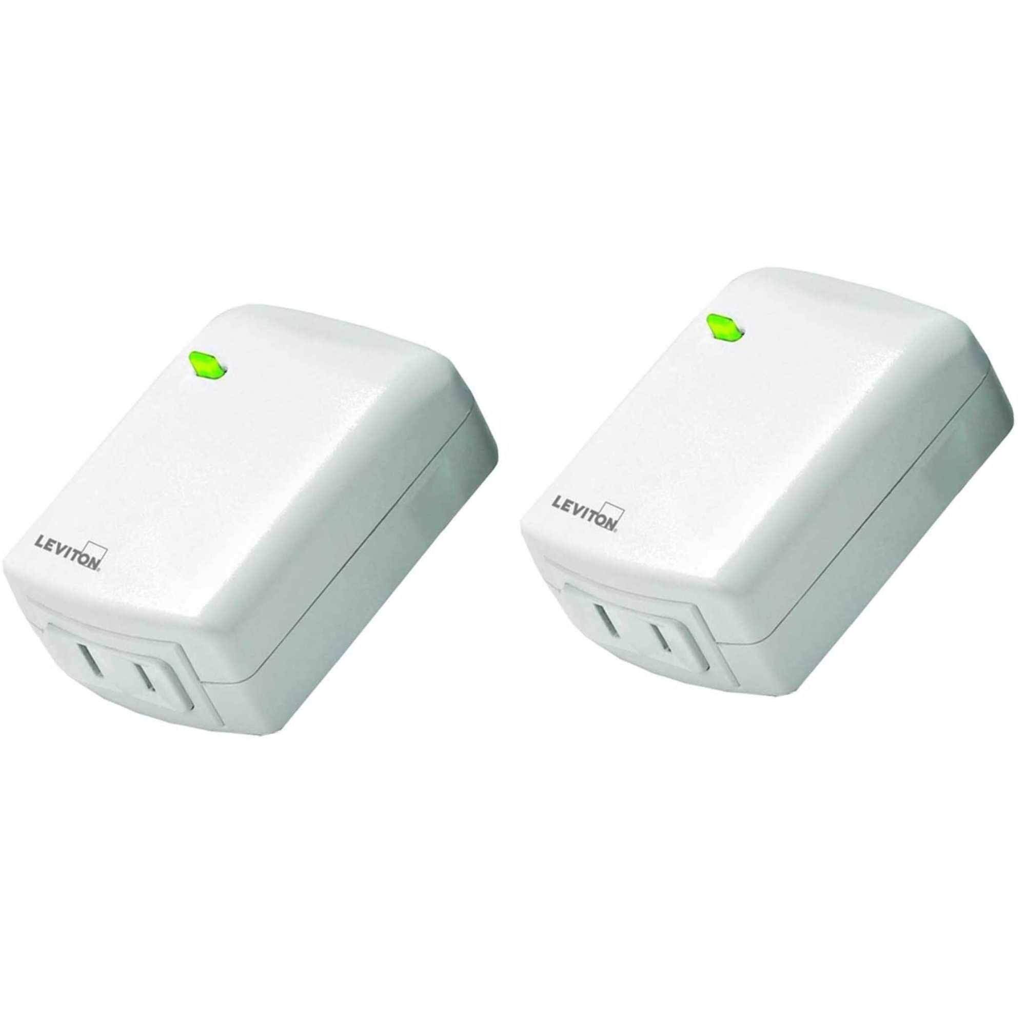 Leviton DW3HL-1BW Decora Smart Wi-Fi Plug-In Dimmer (2 Pack)