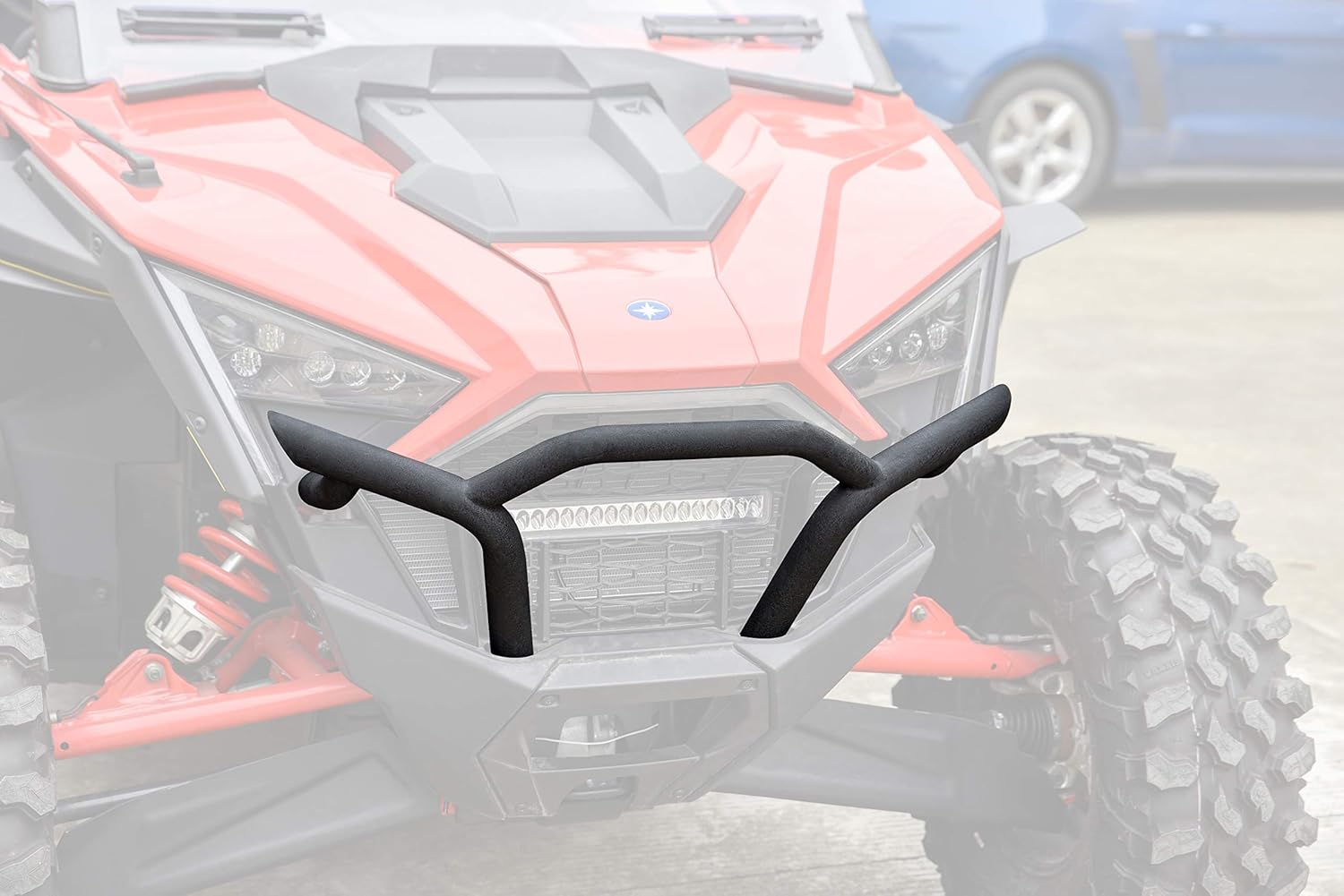 UTV Bumper for RZR PRO XP, SAUTVS Scratch Resistant Front Brush Guard Front Low Profile Bumper for Polaris RZR PRO XP/XP 4 2020+ Accessories, Black Replace #2883746