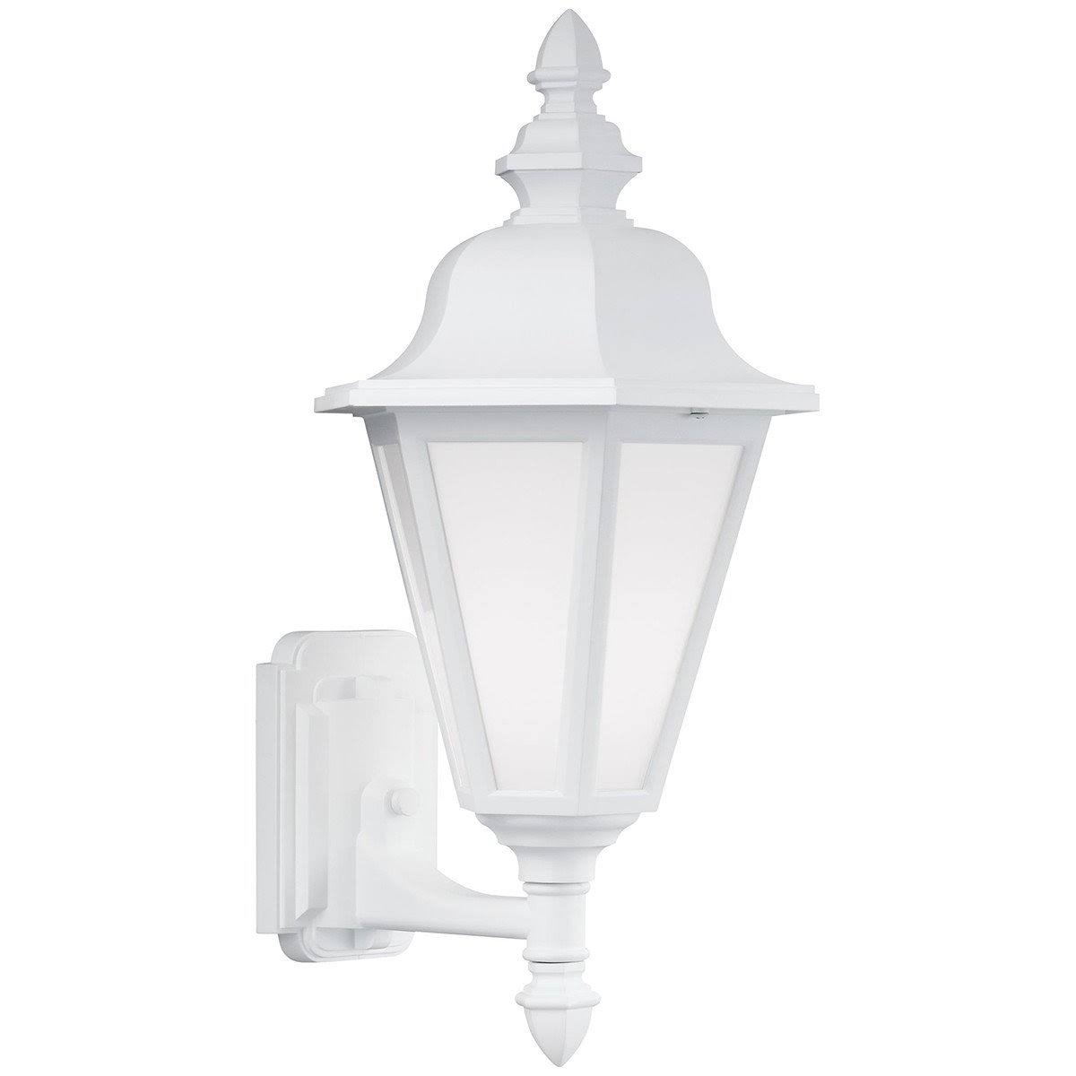 Sea Gull Lighting 89824-12 Brentwood Medium One Light Outdoor Wall Lantern - Black