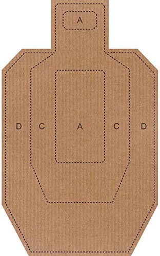 IPSC/USPSA Cardboard Targets Pack of 2