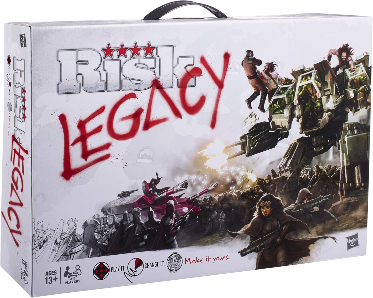 Hasbro Gaming Avalon Hill Risk Legacy Strategy Tabletop Game, Immersive Narrative Game, Miniature Board Game for Ages 13 and Up, for 3-5 Players Pack of 2