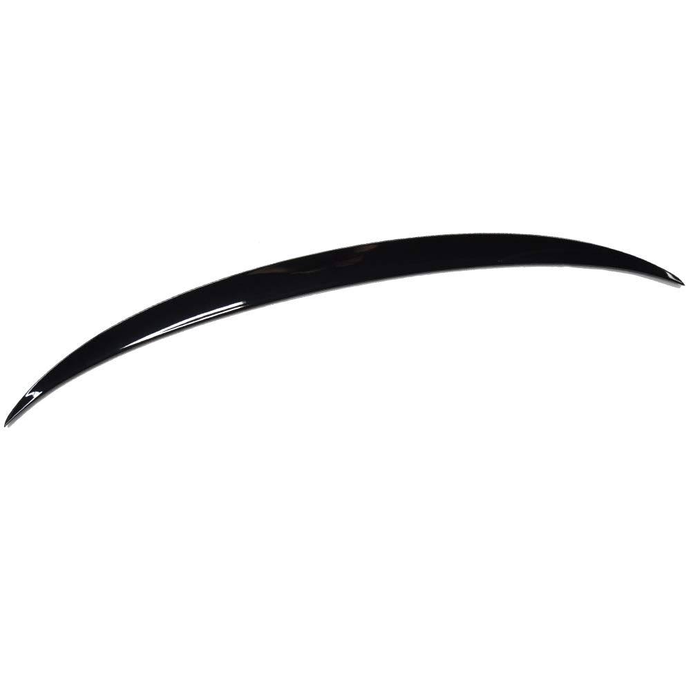 Pre-Painted Trunk Spoiler Compatible with 2011-2016 BMW 5-Series | Performance Style ABS Painted #475 Black Sapphire Rear Tail L