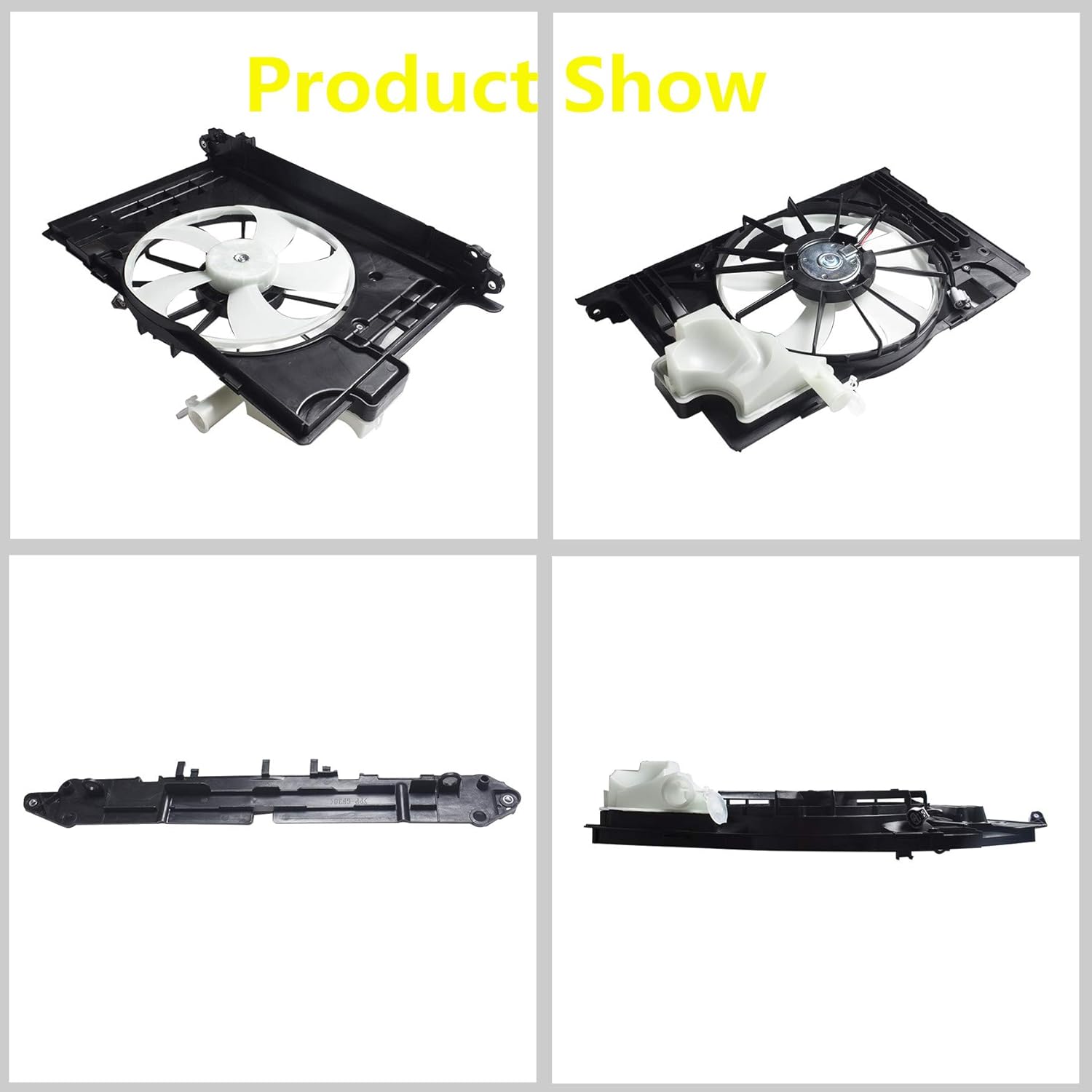WFLNHB Radiator Cooling Fan Replacement for 2014 2015 2016 2017 2018 2019 Toyota Corolla TO3115181 163630T020 Pack of 2