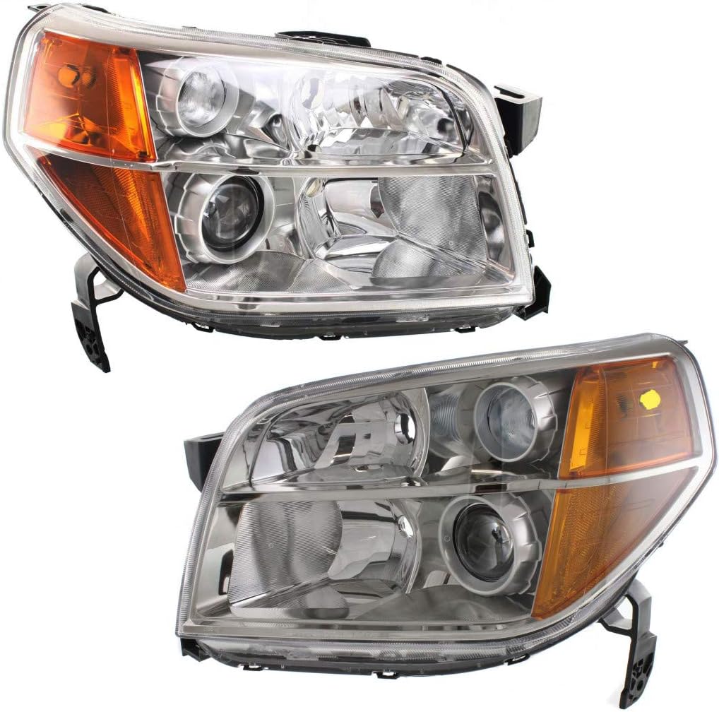 CarLights360: For 2006 2007 2008 Honda Pilot Headlight Assembly Driver and Passenger Side CAPA Certified - Replaces HO2518110 HO2519110