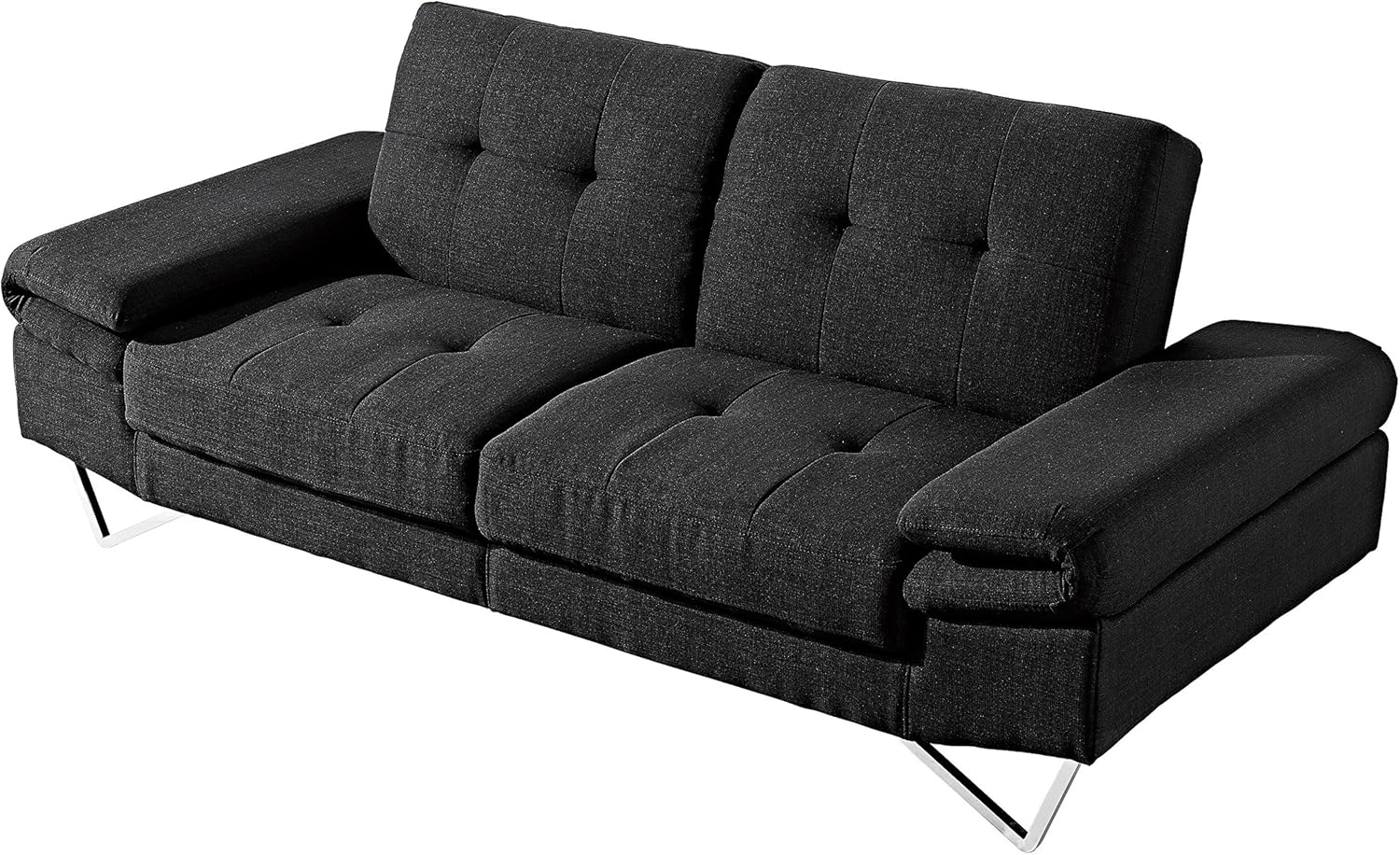 At Home Lucia Black Sofa Sleeper