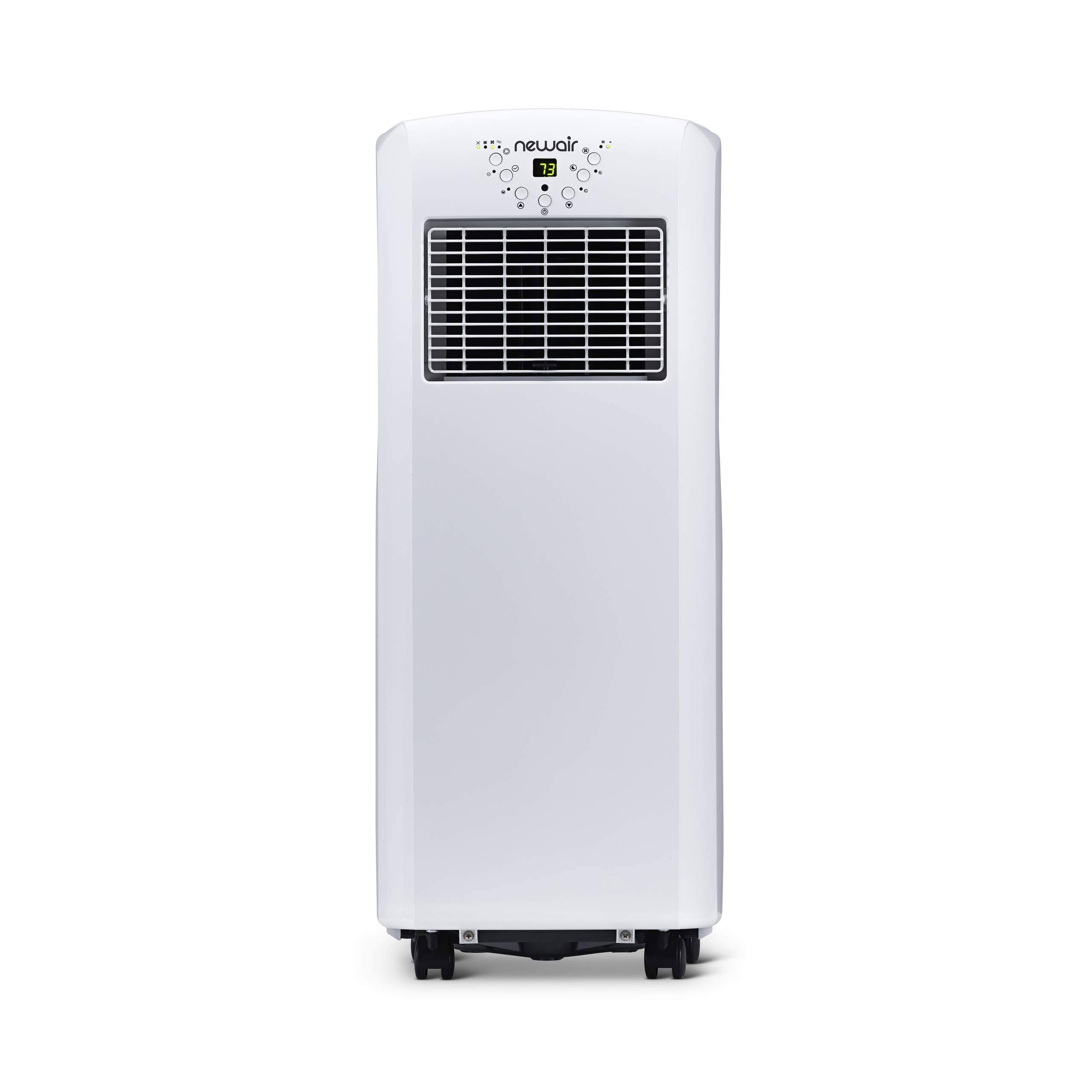 NewAir AC-10100E, Ultra-Compact Portable Air Conditioner, 12 Hour Programmable Timer, 10,000 BTU, 325 Square Foot Effective Rang