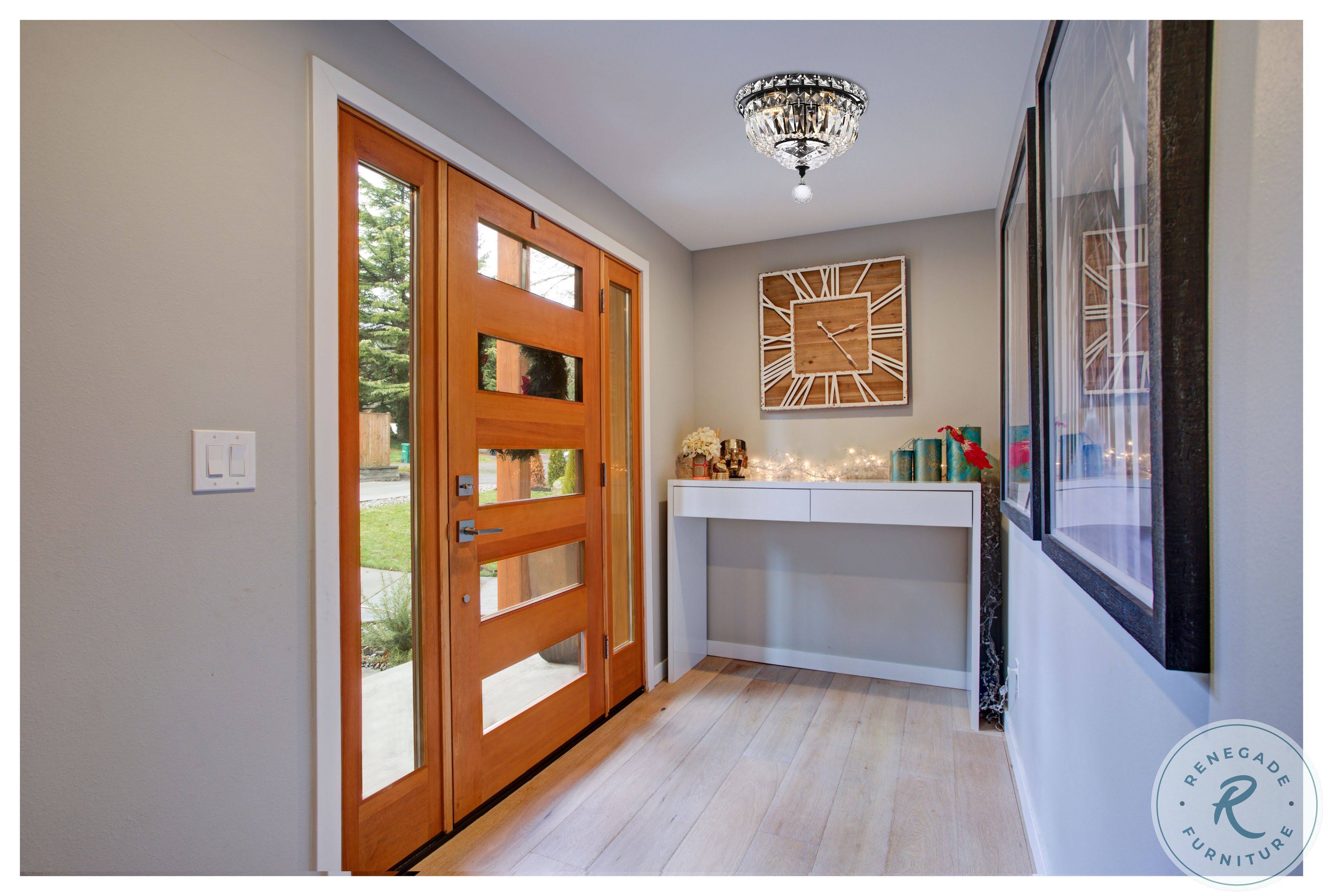 Elegant Lighting V2528F10BK-RC 10 in. Tranquil Flush Mount Black