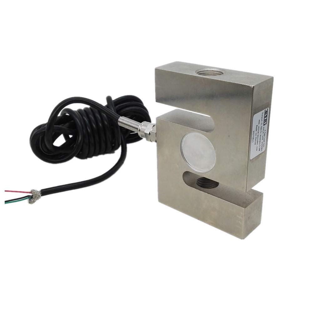 Pull Pressure Force S-Type Load Cell Sensor with Cable 2T (2T) Pack of 2