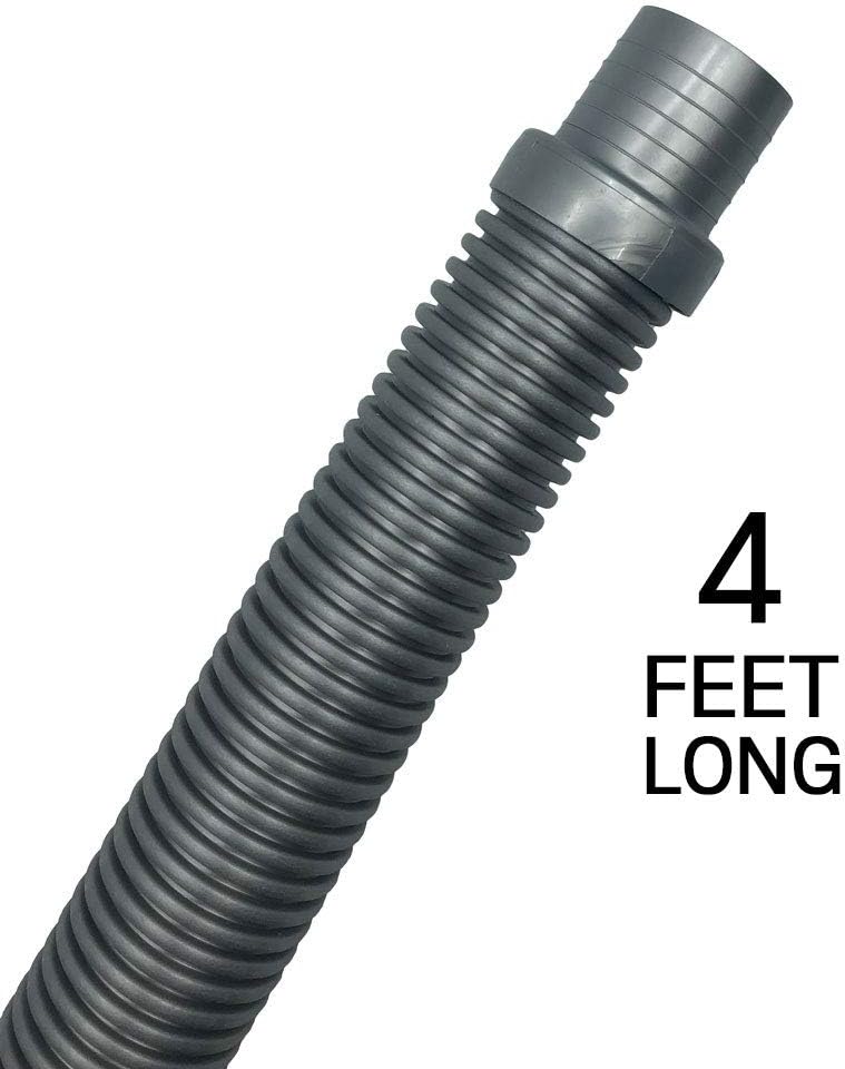 Puri Tech 12 Pack Universal Pool Cleaner Hose 48 Long, Silver Color, for Hayward Navigator, Pool Vac Ultra, AquaBug Pack of 2