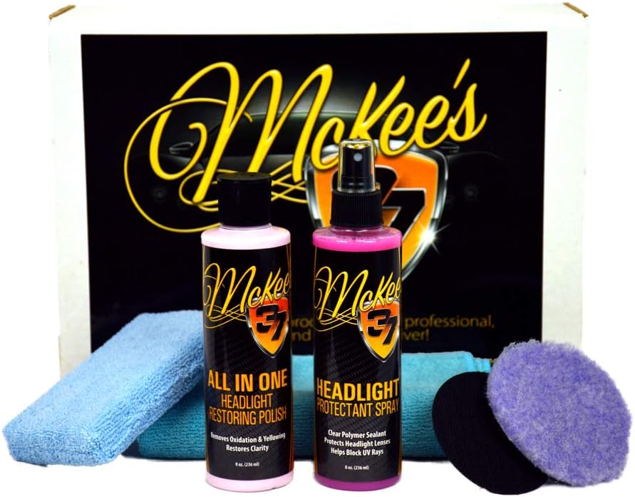 McKee's 37 MK37-1000 Total Headlight Restoration Kit, (6-Piece) Pack of 2