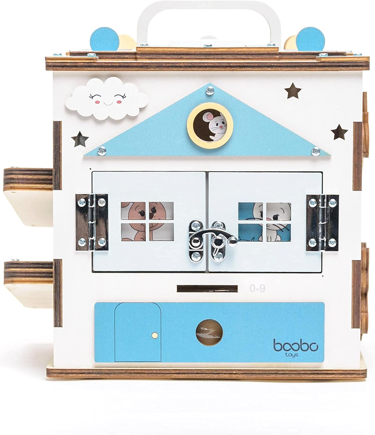 Wooden Activity Cube for 1 Year Old Toddlers - Best-in-Class Wooden Activity Centre, Montessori Baby Learning Toy 20 in 1 - Ideal 1 Year Old Girl and Boy Gifts