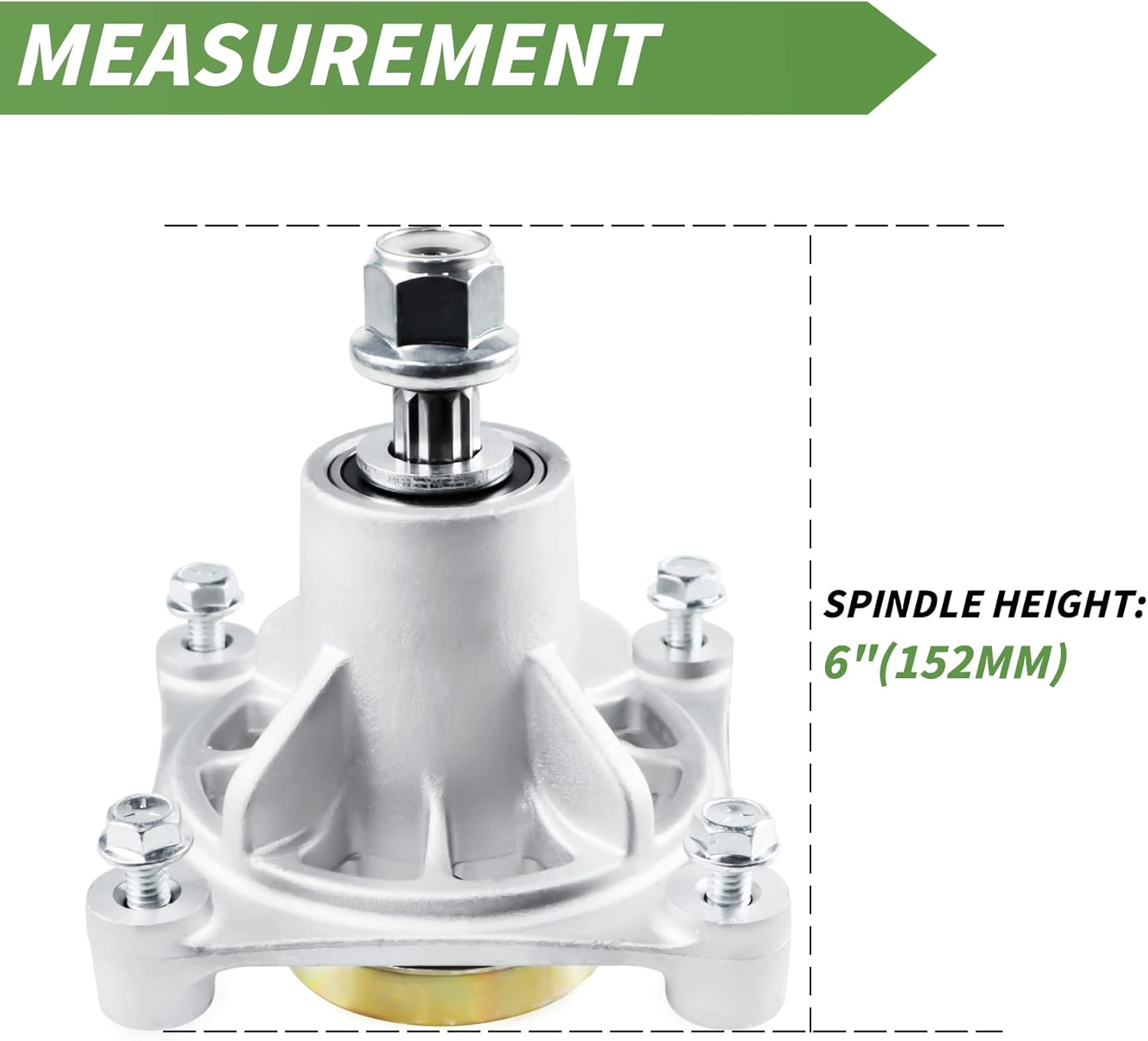 AEagle Mower Deck Spindle Mandrel 604214 for Hustler 36 42 52 inch Raptor Limited 2 Pack
