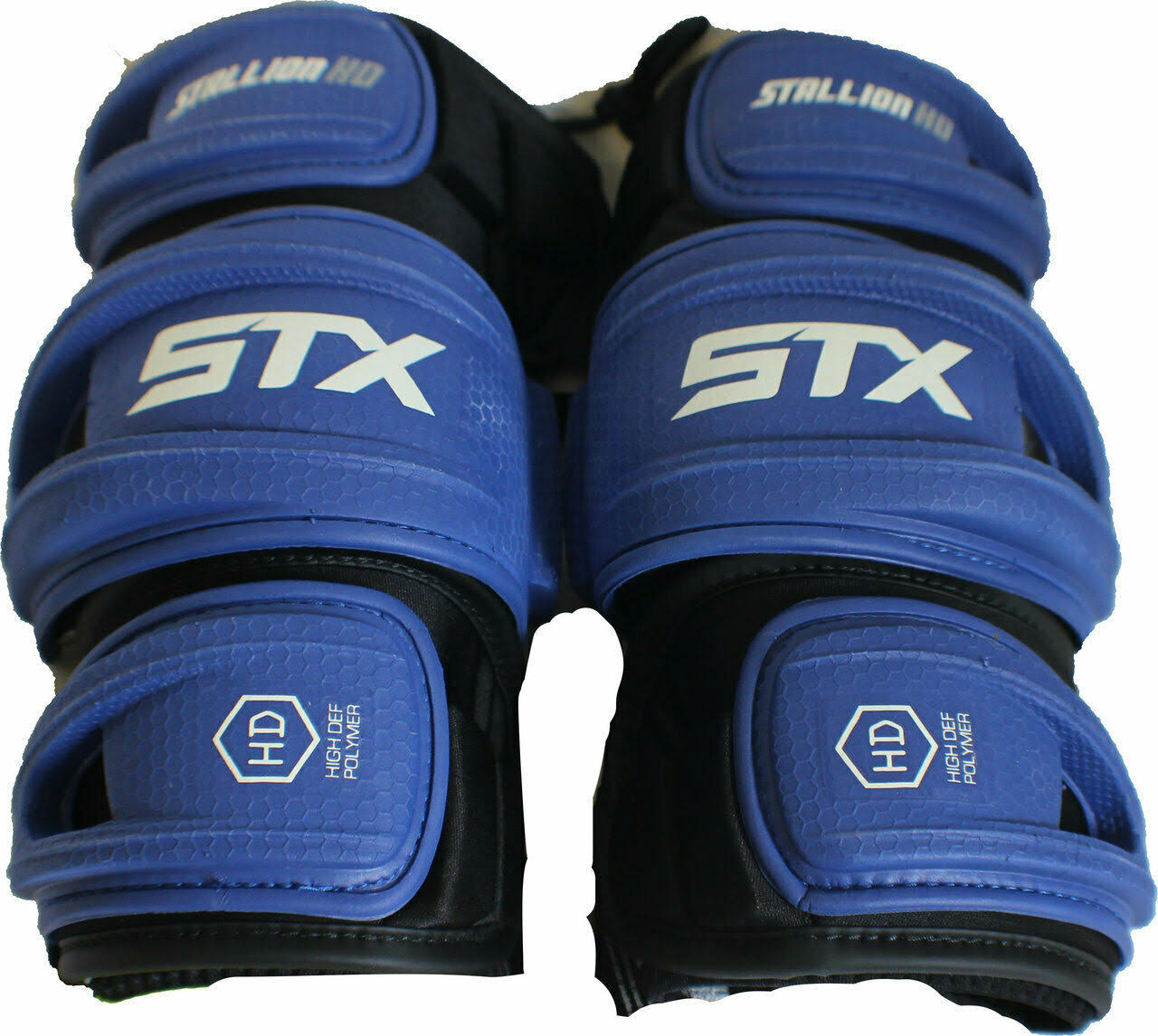STX Lacrosse Stallion HD Arm Pads, Royal Large