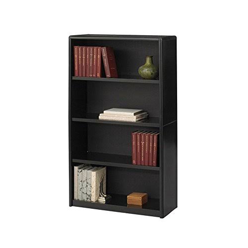 Safco Home Office 4-Shelf ValueMate Economy Bookcase - Black