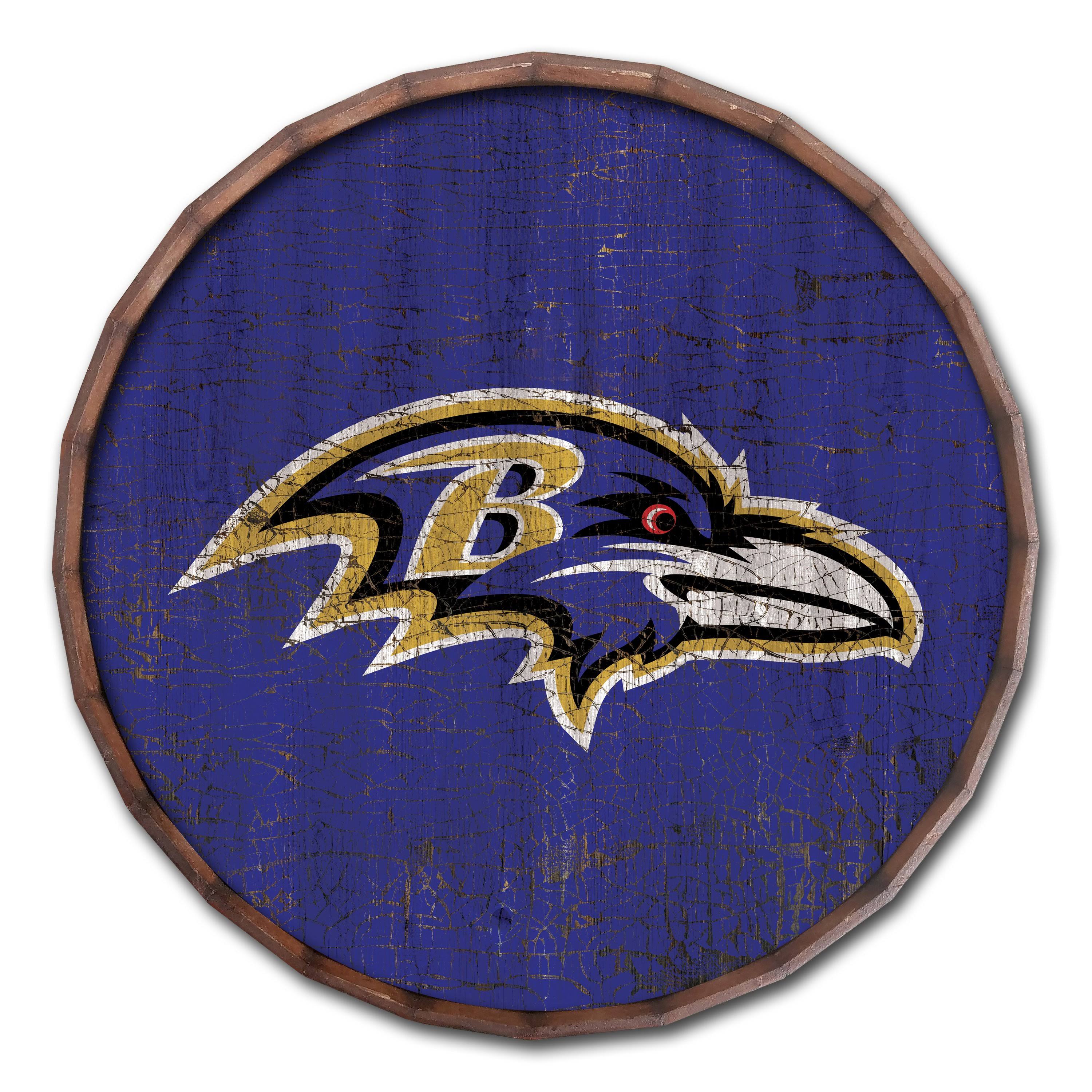 Baltimore Ravens Cracked Color 24x22 Barrel Top