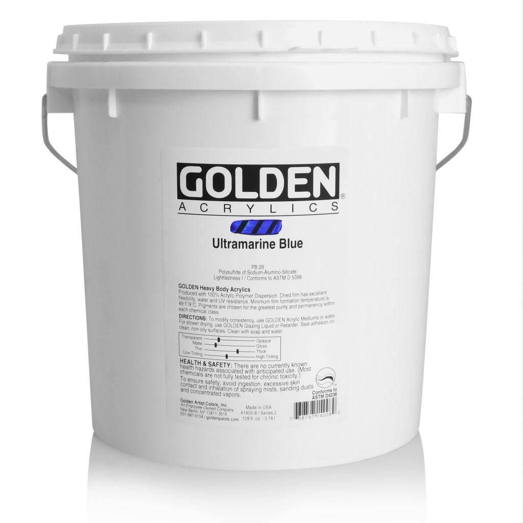 Golden | Heavy Body Acrylic 128oz Ultramarine Blue