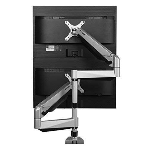Loctek D7SD Dual LCD Adjustable Monitor Stand, Dual Stacking Arm,