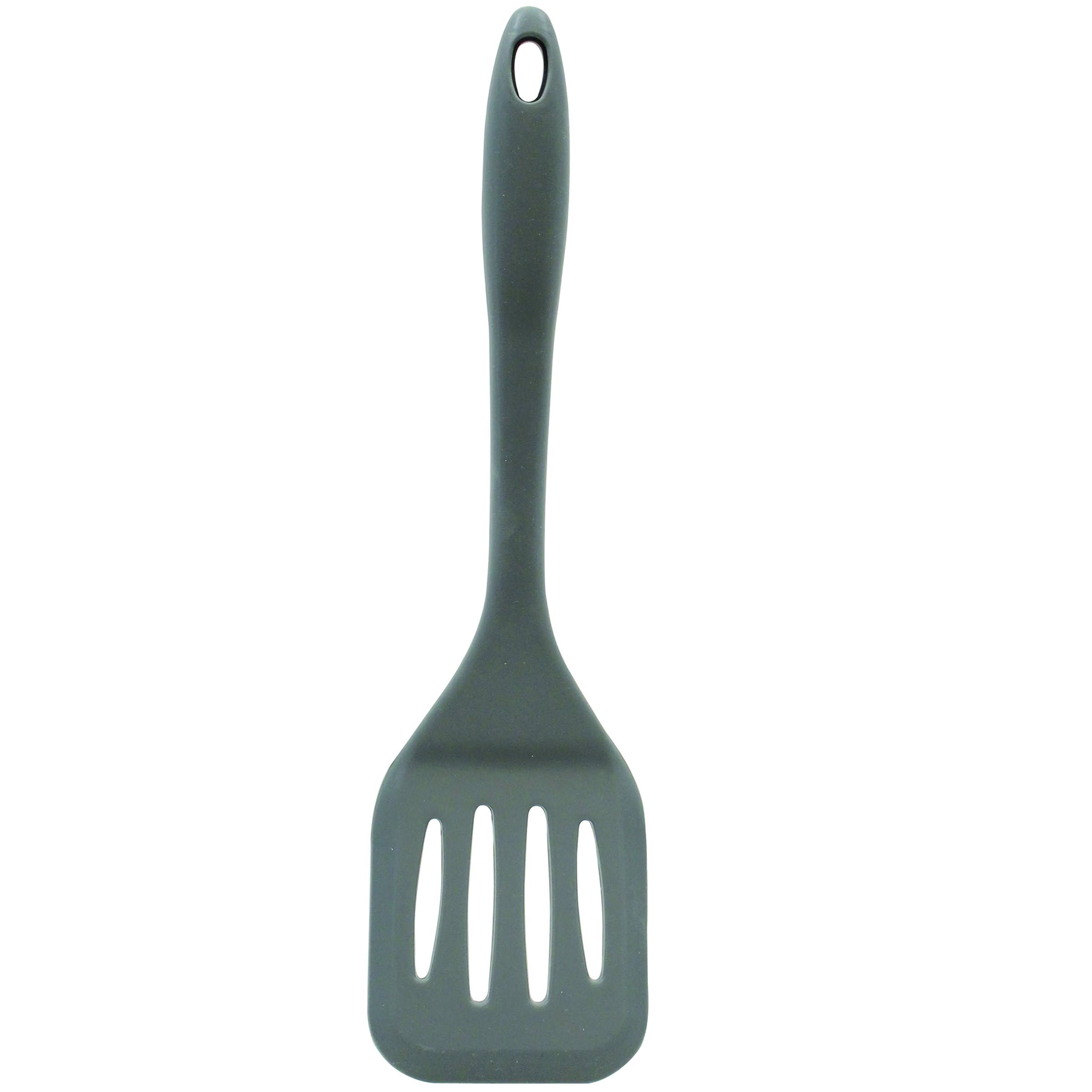 12x22 Silicone Slotted Turner, Gray,6 Packs