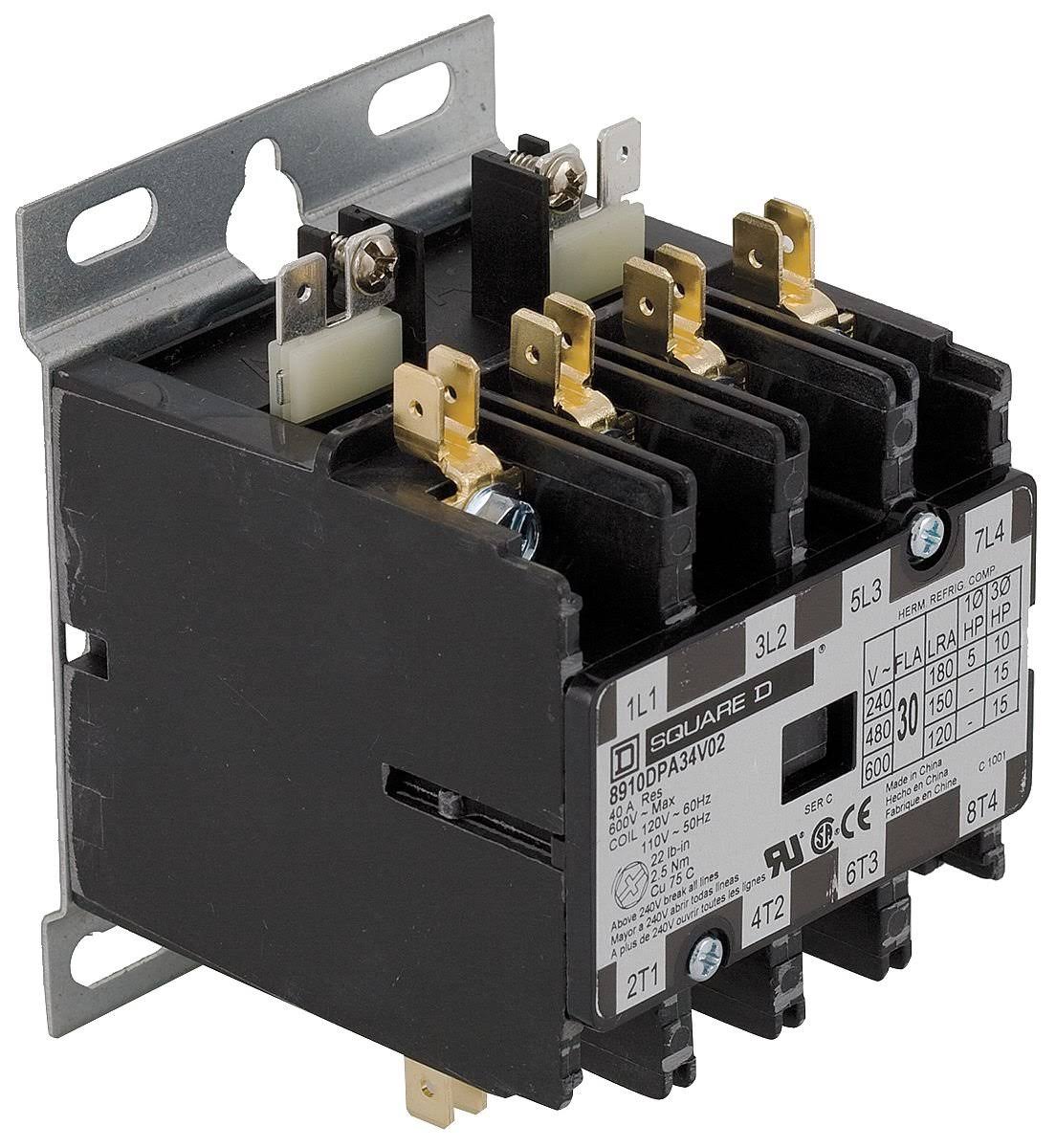 8910DPA34V02 - Square D Definite Purpose Contactor
