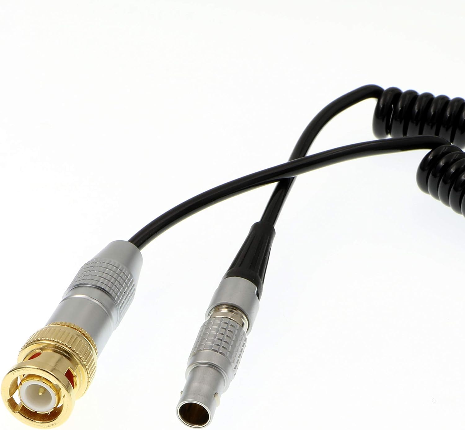 Uonecn Time Code TC Cable BNC Male to 0B 5 Pin Male Cable for ARRI ALEXA Sound Devices Pack of 2