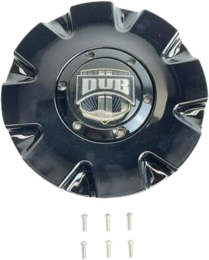 Dub Gloss Black Wheel Center Cap with Screws M-859BK01 Cap M-859